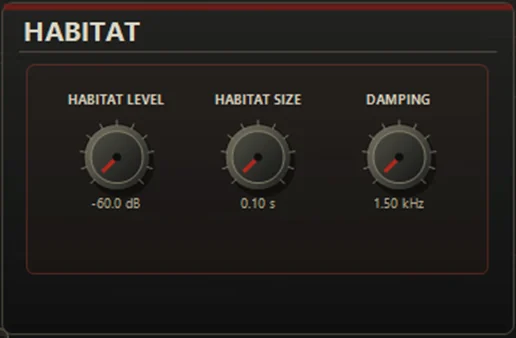 The Habitat section of the PUNK LAB interface